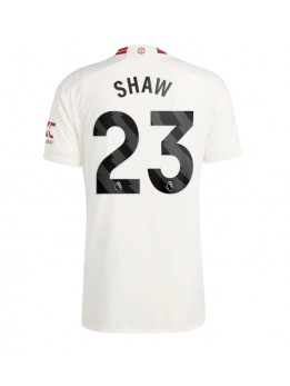 Manchester United Luke Shaw #23 Ausweichtrikot 2023-24 Kurzarm